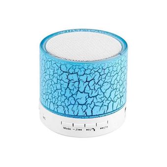 Reekin Coley Haut-parleur Bluetooth avec lumiére LED multicolore et kit main-libre Bleu - 1