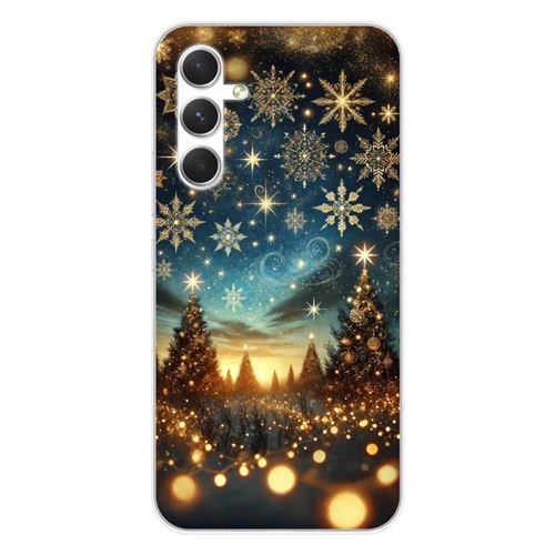 Coque en silicone imprimée compatible Samsung Galaxy A54 5G NO Magie de Noël
