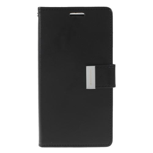 Etui en PU feuille de journal riche noir pour votre Samsung Galaxy S10 Lite