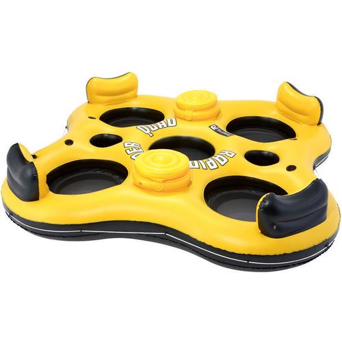 Matelas gonflable plage piscine Bestway Rapid rider x4 island Jaune taille : UNI réf : 0