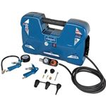 Compresseur Portatif Scheppach Air Case - 2L- 1100 W - 8 Bars ( Livré Avec 12 Accessoires, Une Soufflette, Une Poignée De Gonflage)