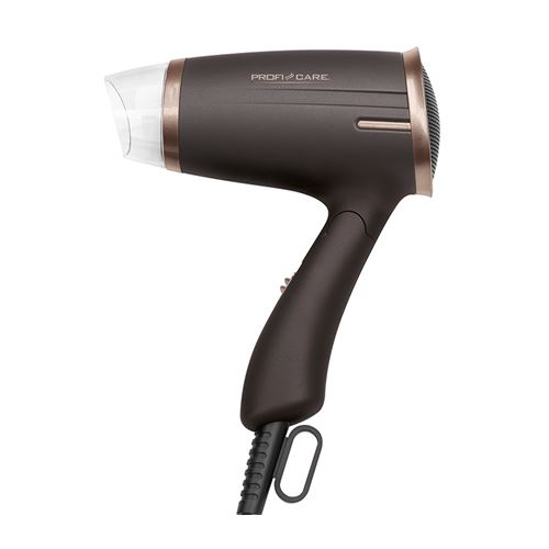 Sche-Cheveux de voyage 2 vitesses 2 temp Poigne pliable, Proficare, HT 3009, 1400, Marron