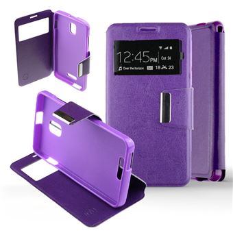 Etui Folio pour Alcatel One Touch Pop Star - Violet - Etui ...