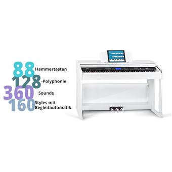 FunKey DP-88 II piano numérique blanc