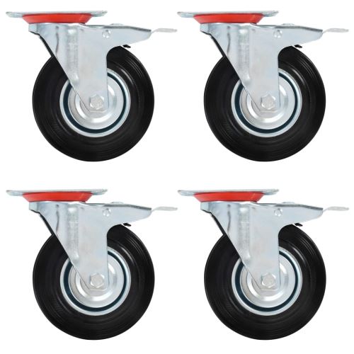Generique 24 Pcs Roulettes Pivotantes 125 Mm - Image 2