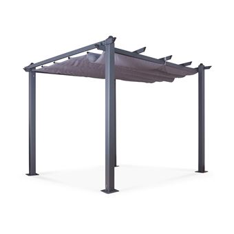 500 Sur Avril Paris Tonnelle Pergola Aluminium 3x3m Toile