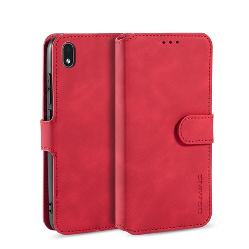 Coque Samsung Galaxy A01 Core Portefeuille Rouge Smart Stand - 3 Emplacement Cartes