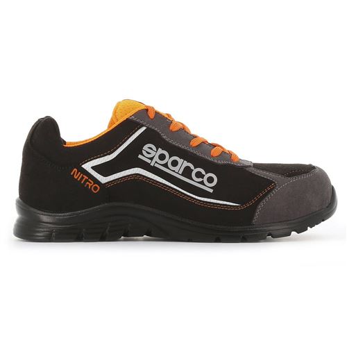 Chaussure basse S3 Sparco Nitro S24 - orange et noir - taille 42 - NITRO 07522 NRGR - 42