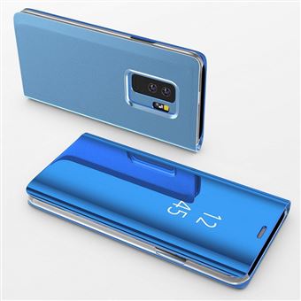 Coque Rabat Miroir Bleu pour Samsung Galaxy A20E - Protection Clear View [Phonillico®] - 1