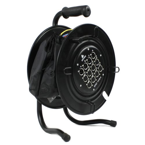Devine SND-10-8-4 Stagesnake câble multipaire 8 entrées XLR sur enrouleur - 10 m