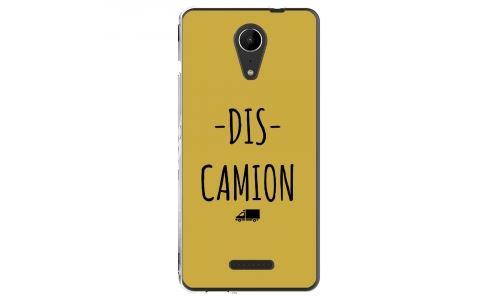 Coque souple pour Wiko Tommy 2 avec impression Motifs Dis Camion or