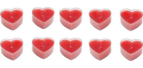 Small Foot bougies en forme de coeur 10 pcs