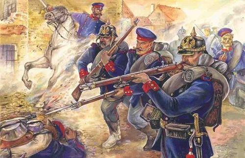 ICM Figurine  Infanterie de Ligne prussienne 1870/1- 1/35 - Figurines