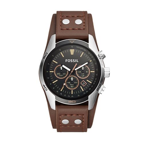 Montre Fossil Coachman Chronographe pour Homme, Acier Inoxydable, Ch2891