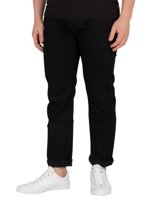 Levis Homme Noir Levi's 502 Jeans Coupe Classique,
