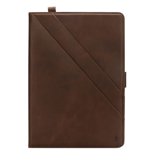 Étui multifonctionnel antichoc avec fente pour Apple iPad 5 / Air A1474 A1475 A1476 - Brun