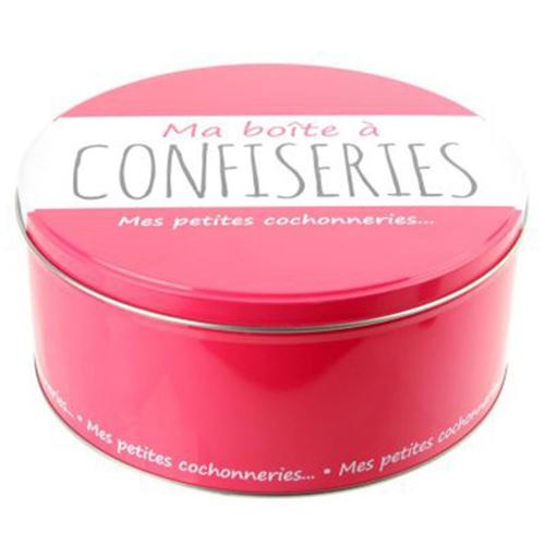 Paris Prix - Boîte De Conservation ma Boîte à Confiseries 22cm Rose