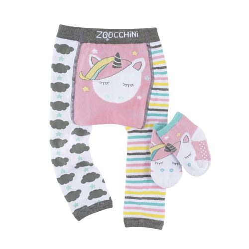 Leggings & chaussettes - licorne - 6-12 M