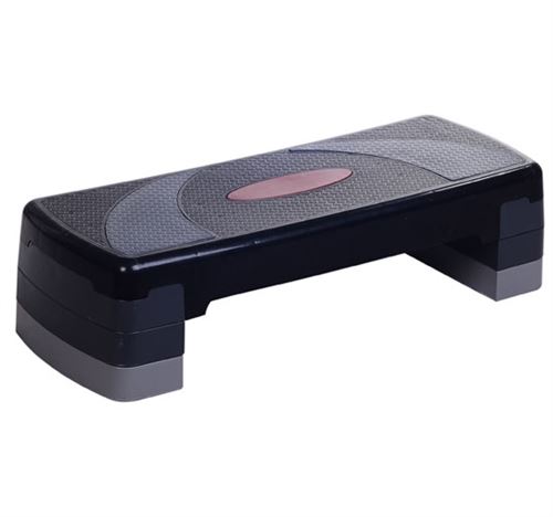 Step fitness aerobic stepper hauteur reglable surface antiderapante 78x29x20 cm