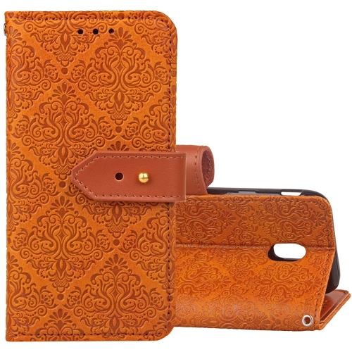 Galaxy J3 (2017) Housse Etui Cuir PU Horizontal Marron ALS51692
