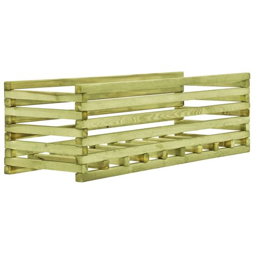 Jardinière 120x40x35 cm Bois de pin imprégné