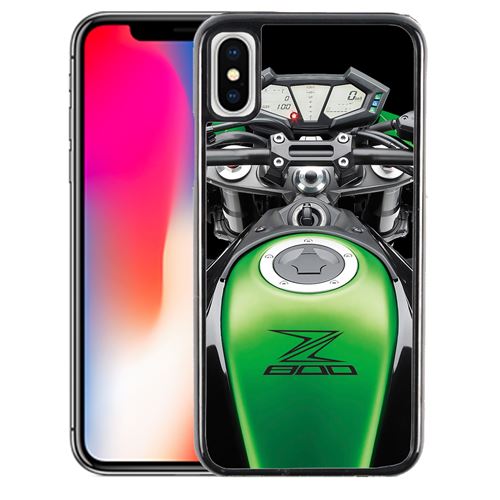 Coque pour iPhone XS kawasaki z800 moto