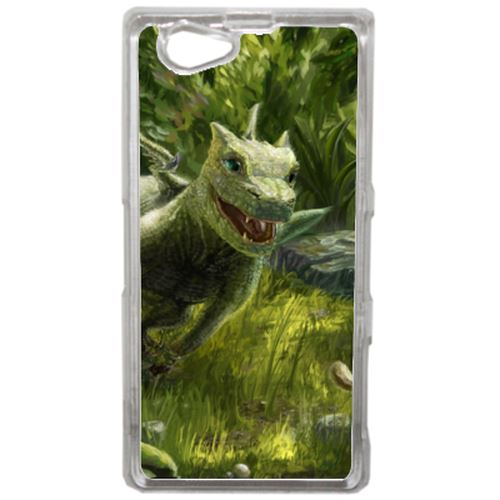 Coque Bébé Dragon Compatible Sony Xperia Z1 Mini Transparent
