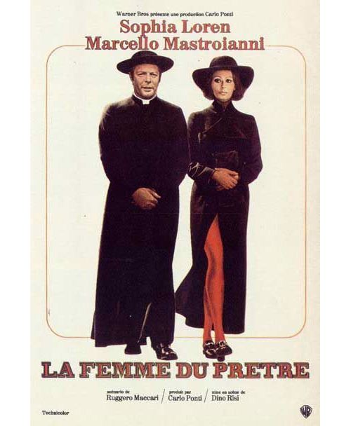 La Femme Du Prêtre AFFICHE CINEMA ORIGINALE