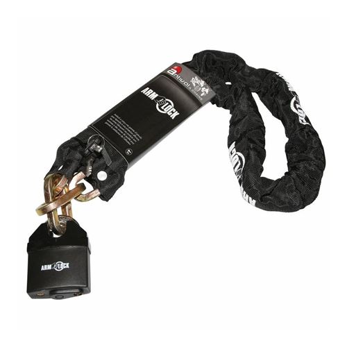 Antivol a chaine armlock avec cadenas 1,20m (maillon Ø 9,5mm)