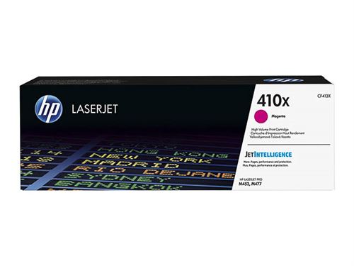 HP 410X - à rendement élevé - magenta - originale - LaserJet - cartouche de toner (CF413X)