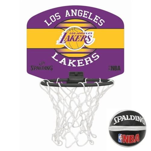 Spalding Mini panier Los Angeles Lakers Violet