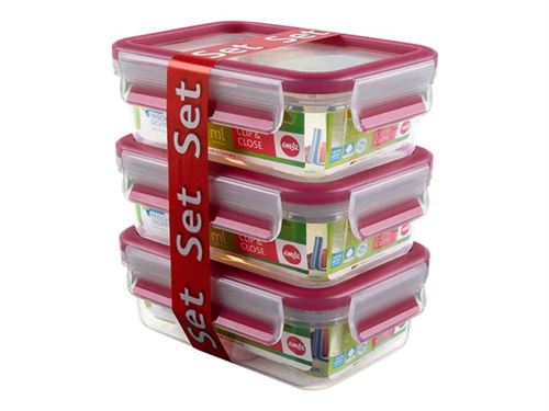 Emsa Clip&Close 515582 Transparente 3 pcs - vue 2