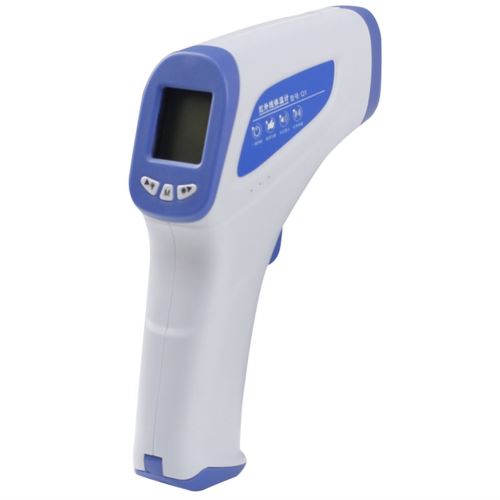 Thermomètre infrarouge temps numérique front blanc
