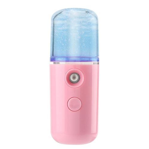 Humidificateur portatif visage pulvérisateur humidificateur à la vapeur cosmétique outil hydratant rose 30ml