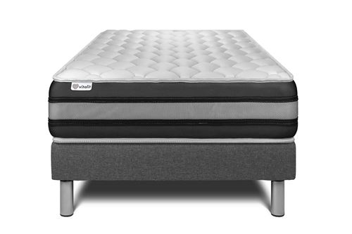 Ensemble Matelas Sommier 90x200 cm - Vitalspring Zen