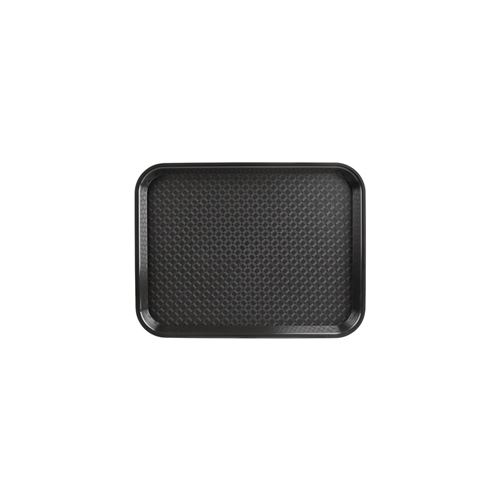 Plateau fast food en plastique kristallon noir