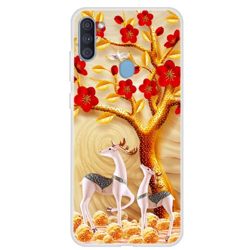 Coque en TPU impression de motifs wapiti pour votre Samsung Galaxy A11