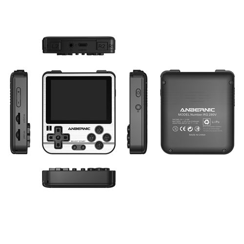 Console de jeux portable RG280V Écran IPS de 2,8 pouces - Argent