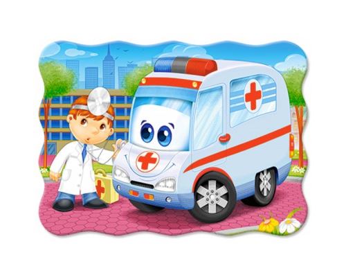 Castorland jigsaw classic 30 pc - ambulance doctor pc-03471
