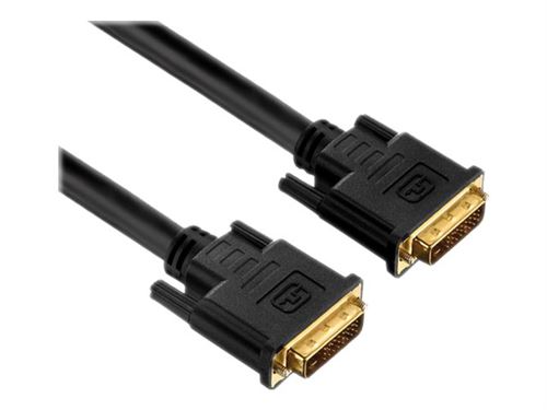 Purelink PureInstall PI4200 - Câble DVI - liaison double - DVI-D (M) pour DVI-D (M) - 3 m - noir