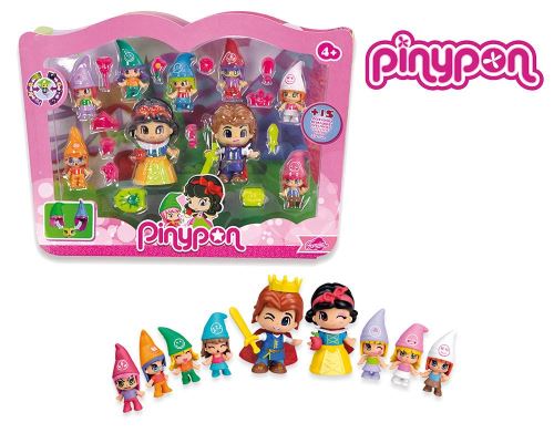 Pack Pinypon Blanche-Neige et les 7 nains