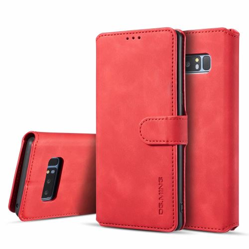Etui folio élégant durable portefeuille multifonctionnel pour Huawei P20 - Rouge