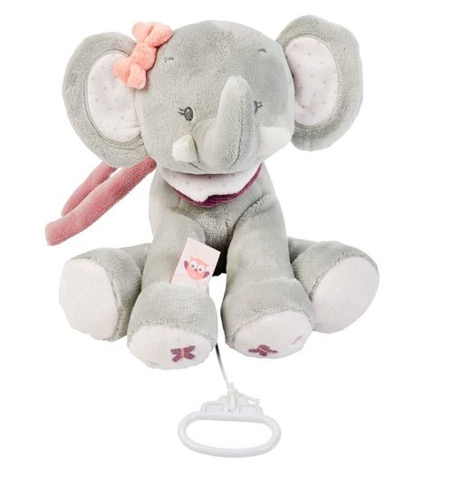 Nattou Peluche Musicale Bebe Fille 28 Cm Rose Adele L Elephant Autres Achat Prix Fnac