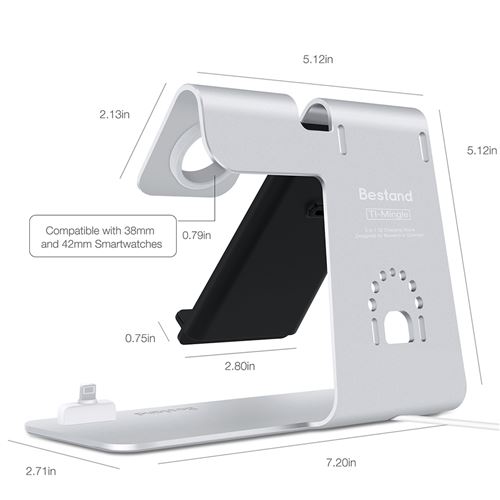 Support De Charge Sans Fil Pour AirPods Dans Tesla Model 3/Y - Design Sur Mesure | Silicone Médical Antidérapant | Installation Sans Outil