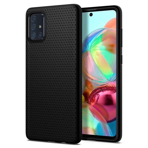 Coque pour Samsung Galaxy A51 Liquid Air noir mat Spigen