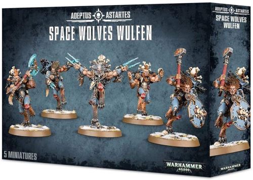 Games Workshop Jeux Atelier 99120101140 Fba _ 53–12 De L'espace Loups Wulfen Plastique Kit - Image 1