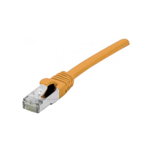 DEXLAN Cordon RJ45 catégorie 6A S/FTP LSOH snagless orange - 1 m