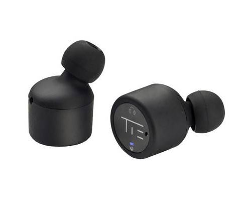 TIE TRULY - Écouteurs avec micro - intra-auriculaire - Bluetooth - sans fil - Suppresseur de bruit actif - noir
