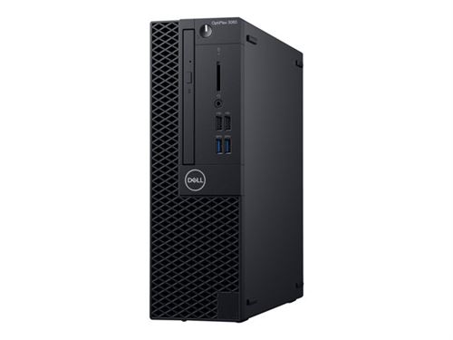 Dell OptiPlex 3060 - SFF - Core i3 8100 / 3.6 GHz - RAM 4 Go - HDD 500 Go - graveur de DVD - UHD Graphics 630 - GigE - Win 10 Pro 64 bits - moniteur : aucun - BTS