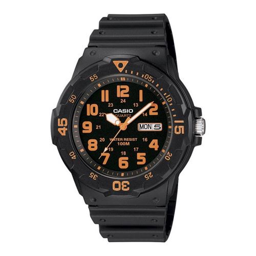 Casio - MRW-200H-4B - Casual - Montre Homme - Quartz Analogique - Cadran Noir - Bracelet R&eacute;sine Noir